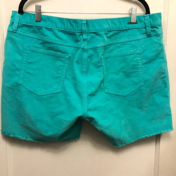 Carve Design Oahu Corduroy Cut Off Shorts Size 14 Color Blue - Picture 4 of 9